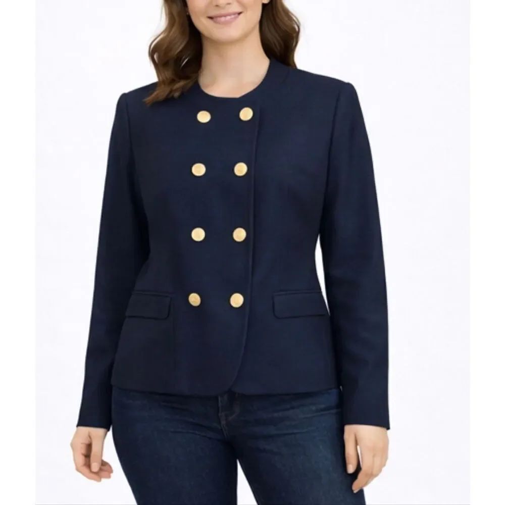 Pendleton black peacoat 100% virgin wool size 12